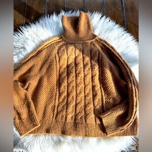 GAP Cable Knit chunky Sweater in Tan Large
